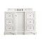 James Martin Vanities De Soto 48in Single Vanity, Bright White w/ 3 CM White Zeus Quartz Top 825-V48-BW-3WZ - alternate 1